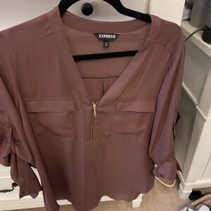 Express Women's Mauve Blouse Large